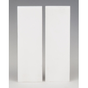 Plasele Corian White 120 x 40 x 12 mm (pereche)